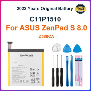 100% Eredeti Nagy Kapacitású C11P1510 Tabletta Akkumulátor ASUS ZenPad S 8.0 Z580CA 4000mAh +Eszközök, Készletek