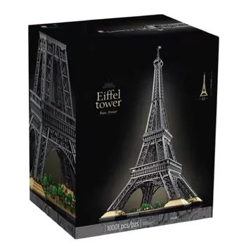 10001 DB Nagy Eiffel-Torony építőkövei Tégla Oktatás Gyerekek Karácsonyi Ajándékokat Játék Kompatibilis 10307 10181 17002