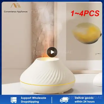 1~4DB Láng Lámpa Levegő Párásító Hordozható Láng Aromaterápiás Készülék 130ml Állítható Olaj Diffúzor Kis háztartási Gépek