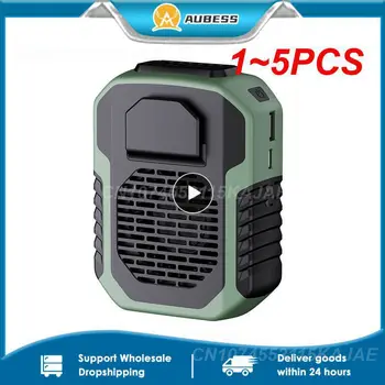 1~5DB Kinscoter 6000mAh Lóg Nyak/Derék Ventilátor USB Mini Hordozható Újratölthető Ventilátor A Kültéri Kemping Túrázás, Hegymászás, Futás