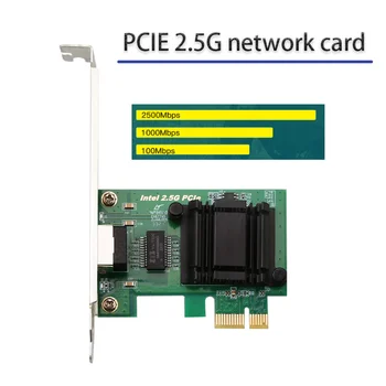 2.5 G PCIE X1 Gigabit Ethernet Hálózati Kártya asztali számítógép, Játék, PCIE Kártya, RJ-45 LAN Adapter játék adaptív 10/100/1000Mbps