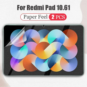 2DB Papír Érzi, a Képernyő Védő Fólia a Xiaomi Redmi Pad 10.61 Írni Papír Mintás Matt PET Festmény Film Redmi Pad 10.61