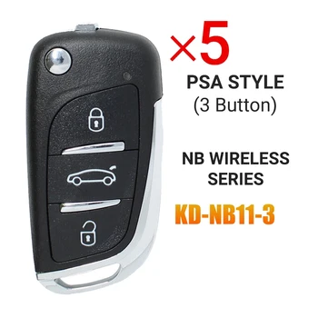 5db/Sok KEYDIY NB11 3 Gomb Univerzális KD Távoli Autó Kulcs KD900 KD900+ URG200 KD-X2 KD-MAX Programozó DS Stílus