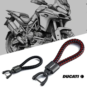 A Ducati Multistrada 950 1100 1260 1200 S Sport Grand Tour 2023 Új Motoros Kulcstartó Kulcstartó Kulcstartó Zsinór Lánc Kulcs