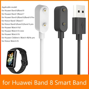 A Huawei Zenekar 8 Okos Band Usb Órát Töltő Adapter 100cm Smartwatch Töltés Vezeték Rendkívül Stabil Karóra Töltő Kábel