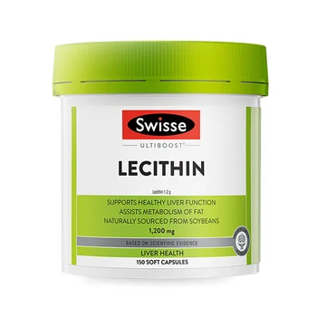 A lecitin 1200 Mg Támogatja az Egészséges Máj működését Segíti Anyagcsere Kövér 150 Lágy Kapszula