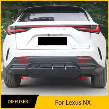 A Lexus NX 260 350 400 Autó Tartozékok 2021-23 Magas Minőségű Szén-Fekete Front Mögött Lökhárító Ajak Diffúzor Spoiler Modificatio