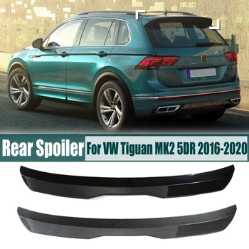 A Volkswagen VW Tiguan MK2 5Dr 2016-2020 ABS Műanyag Tető Szárny Ajak Spoiler Tartozékok Hátsó Szárny Szénszálas Nézd/Fényes Fekete