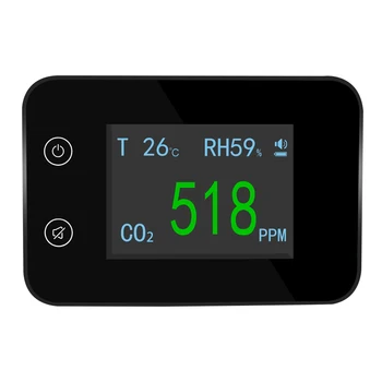 Alacsony ár levegő minősége monitor analyzer oxigén mérő érzékelő szén-dioxid a levegő minősége monitor, hordozható érzékelő
