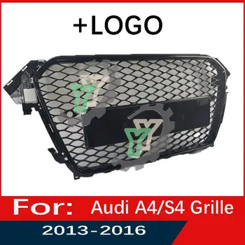 Audi A4/S4 2013 2014 2015 2016 Kocsi, Első Lökhárító Rács Központ Panel Stílus Felső Grill (Módosítsa Az RS4 stílus)