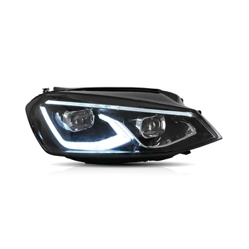 Automatikus Világítás Rendszer LED-es Fényszórók Dinamikus Mutató Fényszóró VW POLO Golf 7 2013-2016 Led Fényszóró