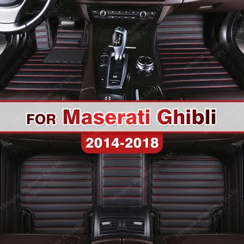 Autó szőnyeg a Maserati Ghibli 2014 2015 2016 2017 2018 Egyéni auto láb Párna autó szőnyeg fedél