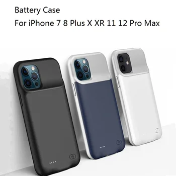 Az IPhone 6 6 7 8 Plusz X XS Max XR SE 2020 Akkumulátor Töltő Esetekben Power Bank IPhone 11 12 Pro Max Extenal Akkumulátor PowerBank