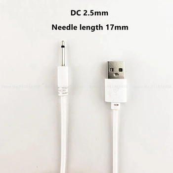DC 2,5 mm-es Kábel Vibrátor-USB Újratölthető Tápegység Töltő Felnőtt Szexuális Játékszerek Nőknek a Férfiak Tartozékok Töltő Kábel