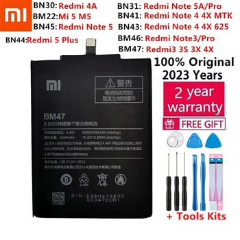 Eredeti Telefon Akkumulátora A Xiaomi Mi Redmi Megjegyzés Mix 2 2 3 3 4 4X 3X 4A 4S 4C 5 5A Mi5 5S 6 6 7 9 MI9 SE Pro Plus akkumulátorok