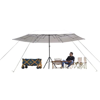 Kerti sátor, új design, új termék, több személy, kemping ponyva Egyszerű árnyékoló ernyő sátor könnyen tárolható, majd telepítse