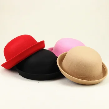 Koreai változata Jazz kalap szakaszában a hölgyek Szilárd színű búra előadás tavaszi-nyári felnőtt divat, női kalap, egy új red hat