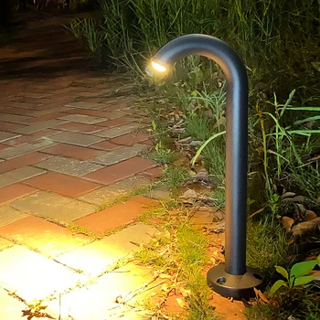 LED egyszerű kerti fény parkban, kertben fekvő udvar közösségi kerti villa tereprendezés vízálló földre plug-in fény