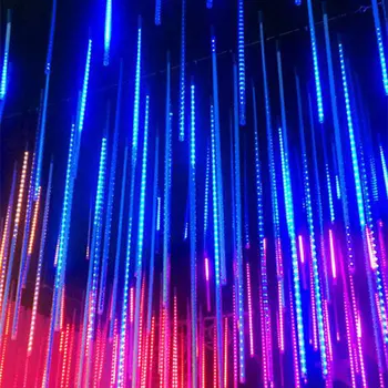LED Meteorzápor Fények Vízálló Hulló Esőcsepp Tündér String Fény Karácsonyra, karácsonyi Parti Terasz, Esküvő Dekoráció Új