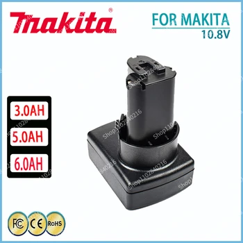 Makita 10,8 V-os 6000mAh BL1013 Li - ion-Csere Újratölthető akkumulátor Power Tools TD090D DF030D DF330D JV100D TW100D