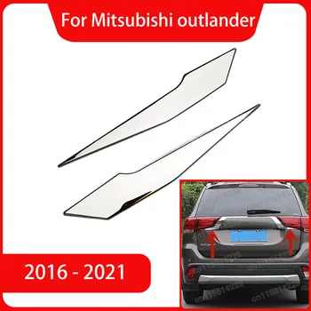 Mitsubishi outlander 2016 2017 2018 2019 2020 2021 rozsdamentes acél Hátsó Lámpa Csík Külső Lámpa Dekoráció