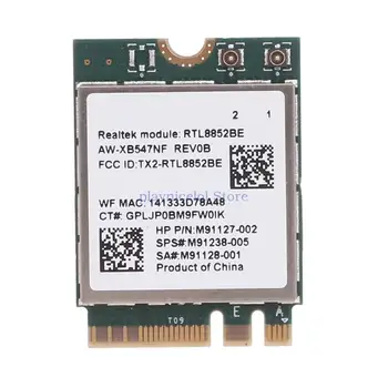 Nagy Teljesítményű RTL8852AE/RTL8852BE MUMIMO Vezeték nélküli Kártya Bluetooth-compatible5.2 a Gyorsabb Internet Sebességet