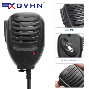 QVXN-altavoz de mano con micrófono AV, accesorios es para Kenwood, Walkie Talkie Baofeng， rádió comunicador， policia