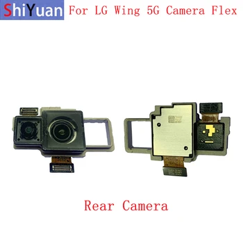 Vissza a Hátsó Kamera Előtt Flex Kábel LG Szárny 5G LMF100N LM-F100N LM-F100V Fő Nagy Kis Kamera Modul Javítás Alkatrész