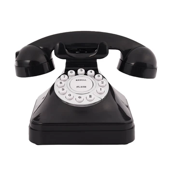Évjárat Telefon Multi Funkciós, Műanyag Home Telephone Retro Antik Telefon Vezetékes Vezetékes Telefon Office Home Telefon Deco Asztal