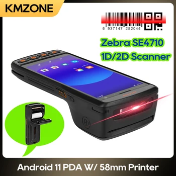 ÚJ Android 11 pda pos android a nyomtató 58mmm 2D Zebra SE4710 Szkenner hőpapír&Címke Nyomtatás, Éttermek Leltár