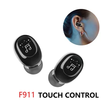 új F911 Láthatatlan Lítás, Vezeték nélküli Fülhallgató zajszűrő Bluetooth Kihangosító, Fejhallgató Sztereó Fejhallgató Fülhallgató Mikrofonnal